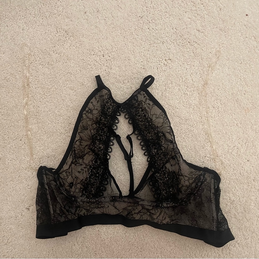 Very sexy Victoria's Secret black lingerie bra